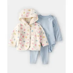 CARTERS - Conjunto Bebé Niña 3 Piezas