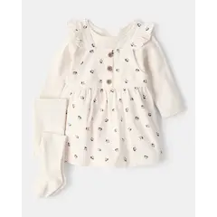 CARTERS - Conjunto Bebé Niña 3 Piezas