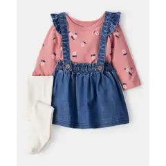 CARTER'S - Conjunto Bebé Niña 3 Piezas Carters