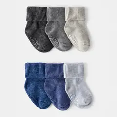 CARTER'S - Medias Bebé Niño Pack X6 Carters