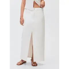 MANGO TEEN - Falda Larga 100% Algodón Mujer