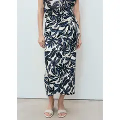 MANGO - Falda Larga Mujer
