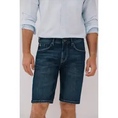 CORTEFIEL - Short Jean Algodón Casual Hombre
