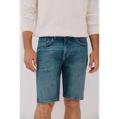 CORTEFIEL - Short Jean Algodón Casual Hombre Cortefiel.