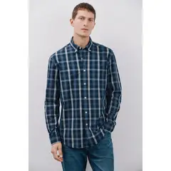 CORTEFIEL - Camisa 100% Algodón Casual Hombre
