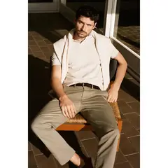 CORTEFIEL - Pantalón Algodón Casual Hombre Cortefiel.