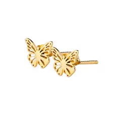 MAISHA - Arete Golden Butterfly Bañado en Oro Fino