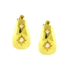 MAISHA - Aretes Leia Bañado En Oro De 24k