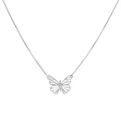 MAISHA - Collar Silver Butterfly Plata 925