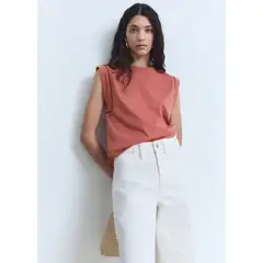 MANGO - Polo 100% Algodón Mujer
