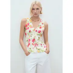MANGO - Blusa Casual Mujer