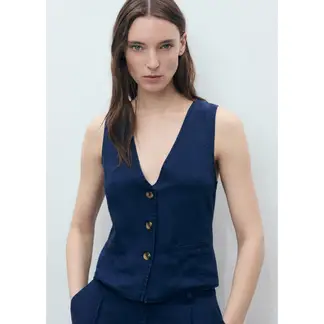 MANGO - Chaleco Casual Mujer