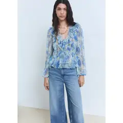 MANGO - Blusa Casual Mujer