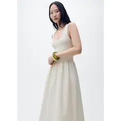 MANGO - Vestido Largo Mujer