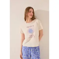 WOMEN SECRET - Polo Pijama Manga Corta