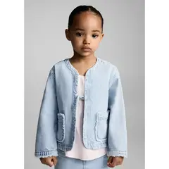 MANGO KIDS - Casaca Bebé Niña Algodón