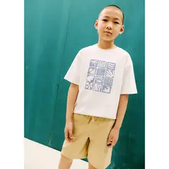 MANGO KIDS - Polo Niño Manga Corta Algodón