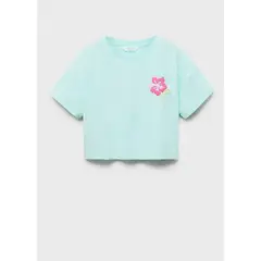 MANGO KIDS - Polo Niña Manga Corta Algodón