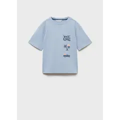 MANGO KIDS - Polo Niño Manga Corta Algodón