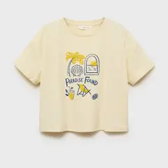 MANGO KIDS - Polo Niña Manga Corta Algodón