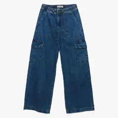 ELEVEN - Jean Wide Leg Niña Algodón