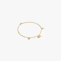 ADRIA - Pulsera Nina Plata En Oro Amarillo