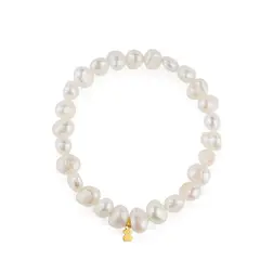TOUS - Pulsera De Plata Con Perlas Cultivada
