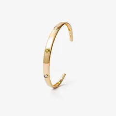 ADRIA - Pulsera Minerva Plata Oro Amarillo