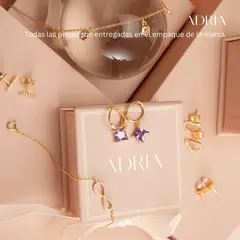 ADRIA - Anillo Ginebra Plata Oro Zafirorosa