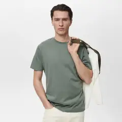 MANGO - Polo Casual Slim Fit 100% Algodón Hombre Man