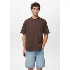 MANGO - Polo Casual Relaxed Fit 100% Algodón Man