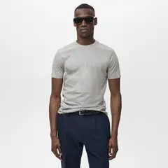 MANGO - Polo Casual Regular Algodón Hombre Man