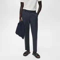 MANGO - Pantalón Algodón Tapered Crop