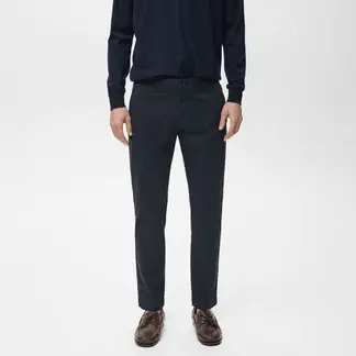 MANGO - Pantalón Prato Chino Cropped Tappered