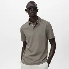 MANGO - Polo Slim Fit Algodón Piqué Hombre Man
