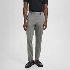 MANGO - Pantalón Traje París Super Slim Fit