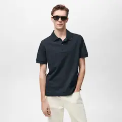 MANGO - Polo Regular Fit 100% Algodón Piqué Man