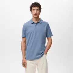 MANGO - Polo Regular Fit 100% Algodón Piqué Hombre Man