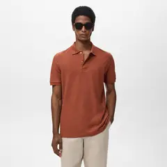 MANGO - Polo Regular Fit 100% Algodón Piqué Hombre Man
