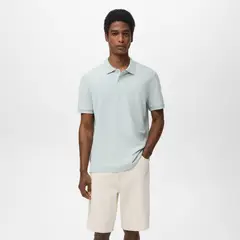 MANGO - Polo Regular Fit 100% Algodón Piqué Hombre Man
