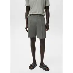 MANGO - Short Algodón Slim Fit Hombre Man