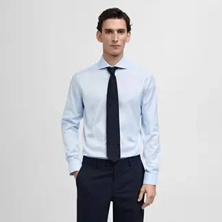 MANGO - Camisa 100% Algodón Slim Fit Man