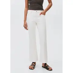 MANGO TEEN - Jean Flare Tiro Bajo Mujer