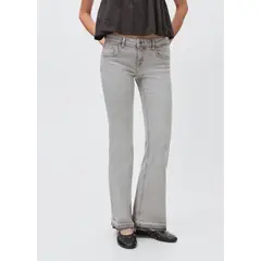MANGO TEEN - Jean Flare Tiro Bajo Mujer