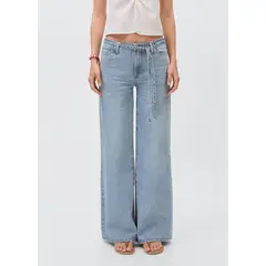 MANGO TEEN - Jean Wide Leg Mujer