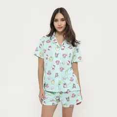 SYBILLA - Pijama Camisero Hello Kitty