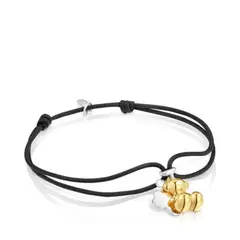TOUS - Pulsera Bicolor De Nylon Con Oso