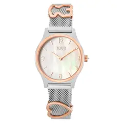 TOUS - Reloj Acero Ip Rosa Esfera Nacar