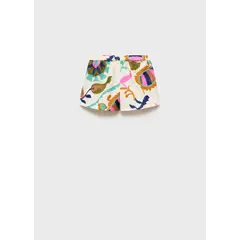 MANGO KIDS - Short Bebé Niña Algodón