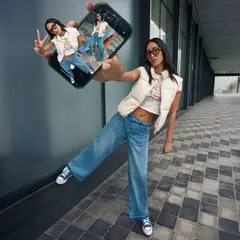 DOO AUSTRALIA - Jean Wide Leg Tiro Alto Mujer